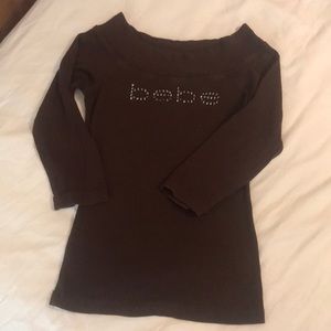 1 HOUR SALE 🔥Bebe quarter sleeve shirt